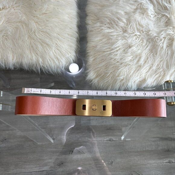 Diane Von Furstenberg Seraphina Leather Belt - Size Petite - Picture 10 of 10